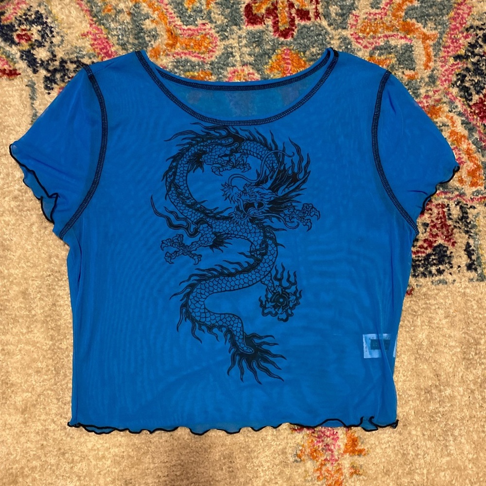 Dragon Mesh Stiched Top